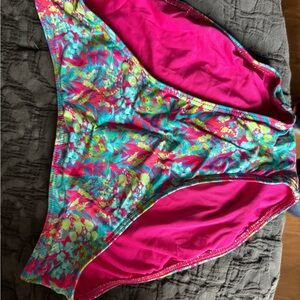 Vibrant Floral Bikini Bottom